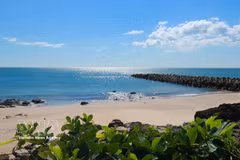 Cua Tung Beach showcases distinctive beauty