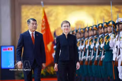 Prime Minister hosts official welcome ceremony for Liechtenstein counterpart