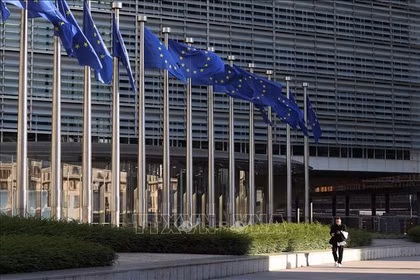 At the European Commission headquarters in Brussels. (Photo: Xinhua/VNA)