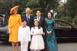 Welcome ceremony held for King and Queen of Belgium in Hanoi