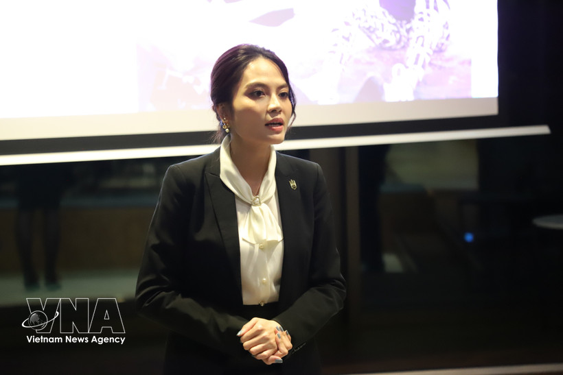 Christine Le, Managing Director of Eastern Horizon Wealth Management and President of the Vietnam Finance and Investment Association in the UK (Photo: VNA)