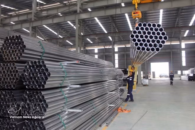 A steel factory in Vietnam (Illustrative photo: VNA)