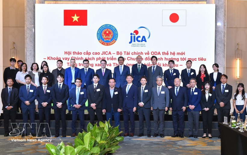 Delegates at the workshop to introduce a "Programme Loan for Green Transformation towards Green Growth and Climate Resilience”. (Photo: VNA)