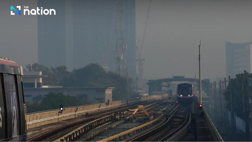 PM2.5 levels in 14 areas of Bangkok exceed safety standard (Photo: nationthailand.com)