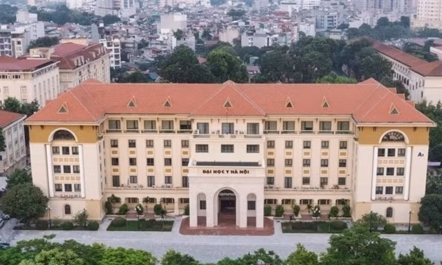 A building on the campus of Hanoi Medical University (Photo courtesy of the university)