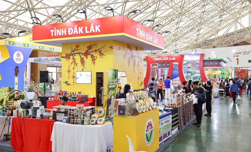 Central Highlands region's products on display at the first Glorious Spring Fair 2026 (Photo: VNA)