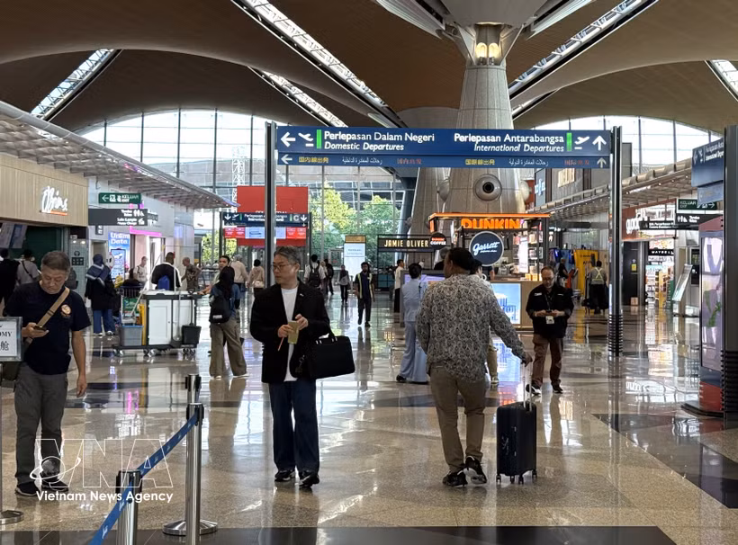 A view of Kuala Lumpur International Airport in Malaysia. (Illustrative photo: VNA) 