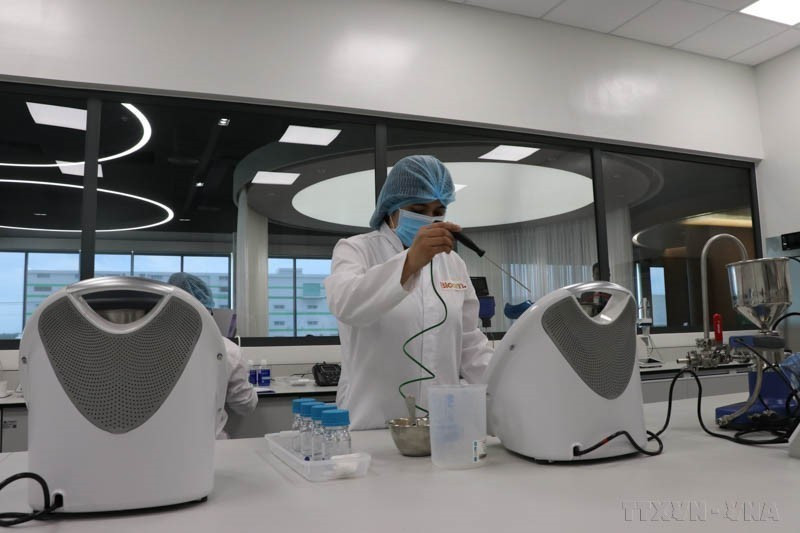 The Bloom Innovation Launchpad, the first global innovation promotion centre in Vietnam, jointly established by Tetra Pak and DenEast with Swedish investment, opens at the Vietnam–Singapore Industrial Park IIA, Binh Duong province (July 4, 2023). (Photo: VNA)