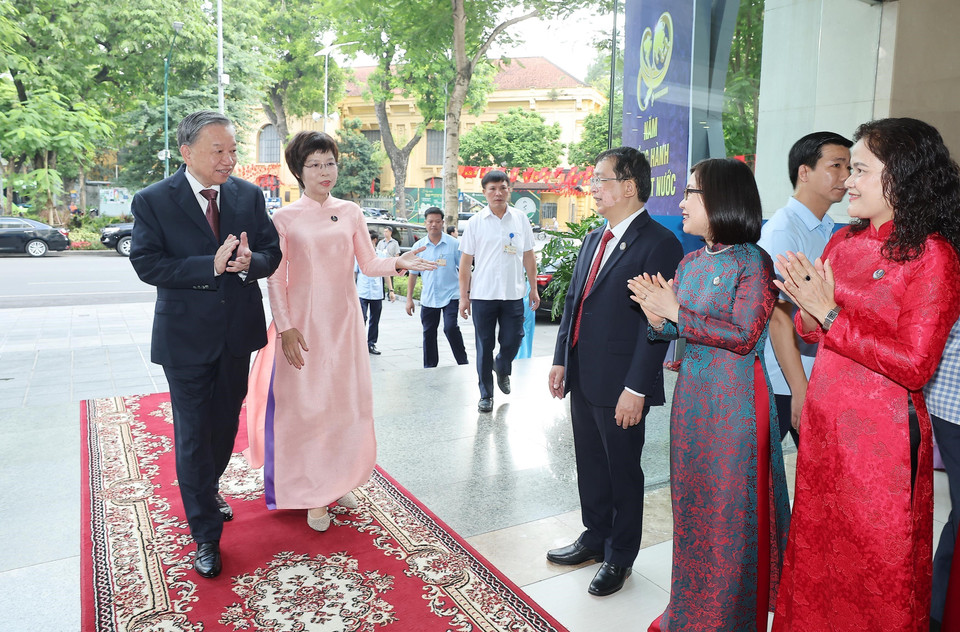 General Secretary To Lam attends Vietnam News Agency's 80th founding anniversary (Photo: VNA)