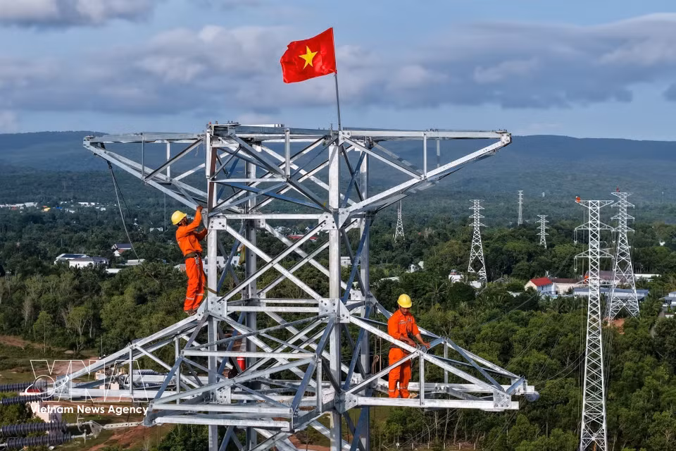 A power facility in the Phu Quoc special zone, An Giang province. (Photo: Published by VNA)