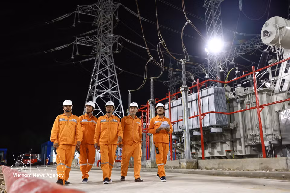A power facility in the Phu Quoc special zone, An Giang province. (Photo: Published by VNA)