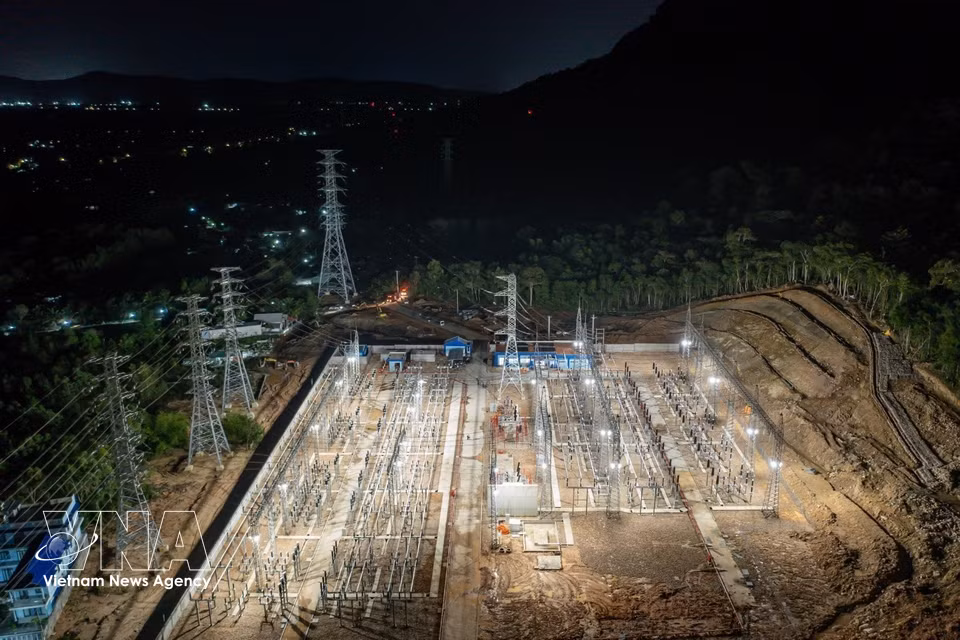 A power facility in the Phu Quoc special zone, An Giang province. (Photo: Published by VNA)
