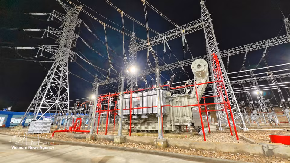 A power facility in the Phu Quoc special zone, An Giang province. (Photo: Published by VNA)