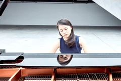 Pianist Hsin-Chiao Liao will perform a piano concerto by the late composer Do Dung at the the VNAM Grand Concert Hall. (Photo courtesy of HBSO)