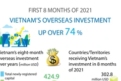 Vietnam’s overseas investment up over 74 percent