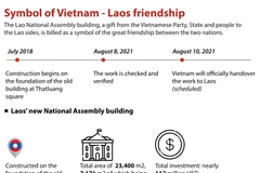 Symbol of Vietnam - Laos friendship