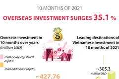 Vietnamese investment abroad rises 35.1 percent in ten months