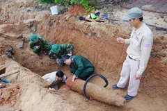 Quang Tri: 227kg bomb successfully relocated