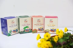 A range of herbal tea products are launched by Vietnamese milk producer TH Group. (Photo: VNA)