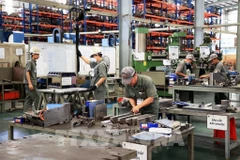 Workers at Giang Dien Industrial Park, Trang Bom district, the southern province of Dong Nai (Photo: VNA)