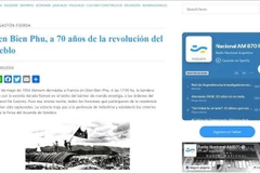 The article posted on the Radio National Argentina (Photo: VNA)