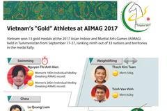 Vietnam’s “Gold” Athletes at AIMAG 2017