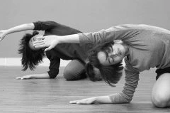 Contemporary dance on Hanoi pedestrian street