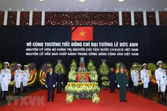 Memorial service for former President Le Duc Anh