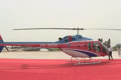 Helicopter – new way to cruise Ha Long Bay