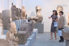 Exhibits at Cham Sculpture Museum on 100th anniversary