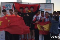 Vietnam wins three golds at world beach taekwondo