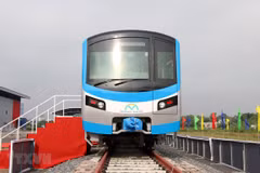 HCM City receives first train for Metro Line No 1