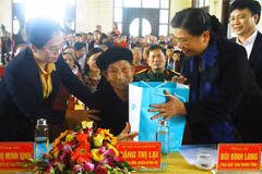 NA Vice Chairwoman presents Tet gifts to Nghe An people 