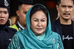 Wife of ex-Malaysian PM fails to appear in court