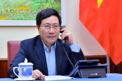 Deputy PM, FM holds phone talks with Spanish foreign minister