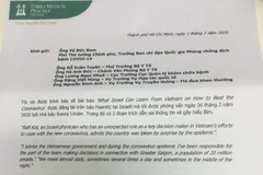 Israeli doctor refutes allegation on role in COVID-19 combat in Vietnam 