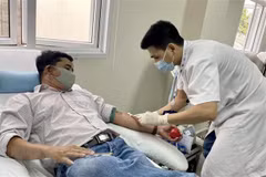 Hai Phong medical workers join voluntary blood donation