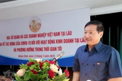Talk discusses COVID-19 impact on Vietnamese firms in Laos