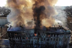 Ukrainian media highlights Vietnamese community’s support for local fire victims 