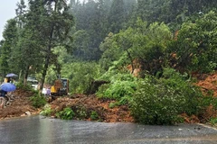 Landslide leaves one dead in northern Lao Cai province