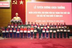 Outstanding army coaches, athletes honoured