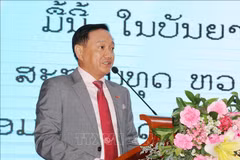 Vietnamese public security force’s traditional day marked in Laos