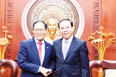 HCM City’s leaders welcome new Korean Ambassador to Vietnam