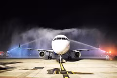 Vietravel Airlines’ plane lands in Phu Bai airport for first time