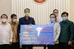 Vietnamese expat community support Laos in battling COVID-19