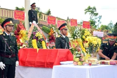 Remains of soldiers reburied in Quang Nam