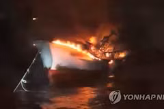 Five Vietnamese sailors missing in fishing boat fire in waters off RoK