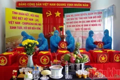 Remains of soldiers found in Laos, Cambodia reburied in Kon Tum