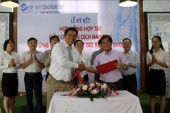 Made-in-Vietnam hand sanitiser shipped overseas