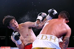 Professional boxing competition takes place in Hanoi